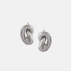 Titanium Steel Knot Stud Earrings Trendsi