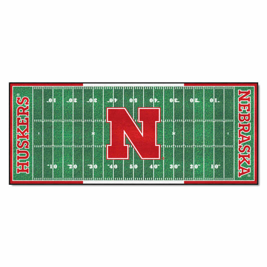 Nebraska Cornhuskers Field Runner Mat - 30in. x 72in. - Nebraska