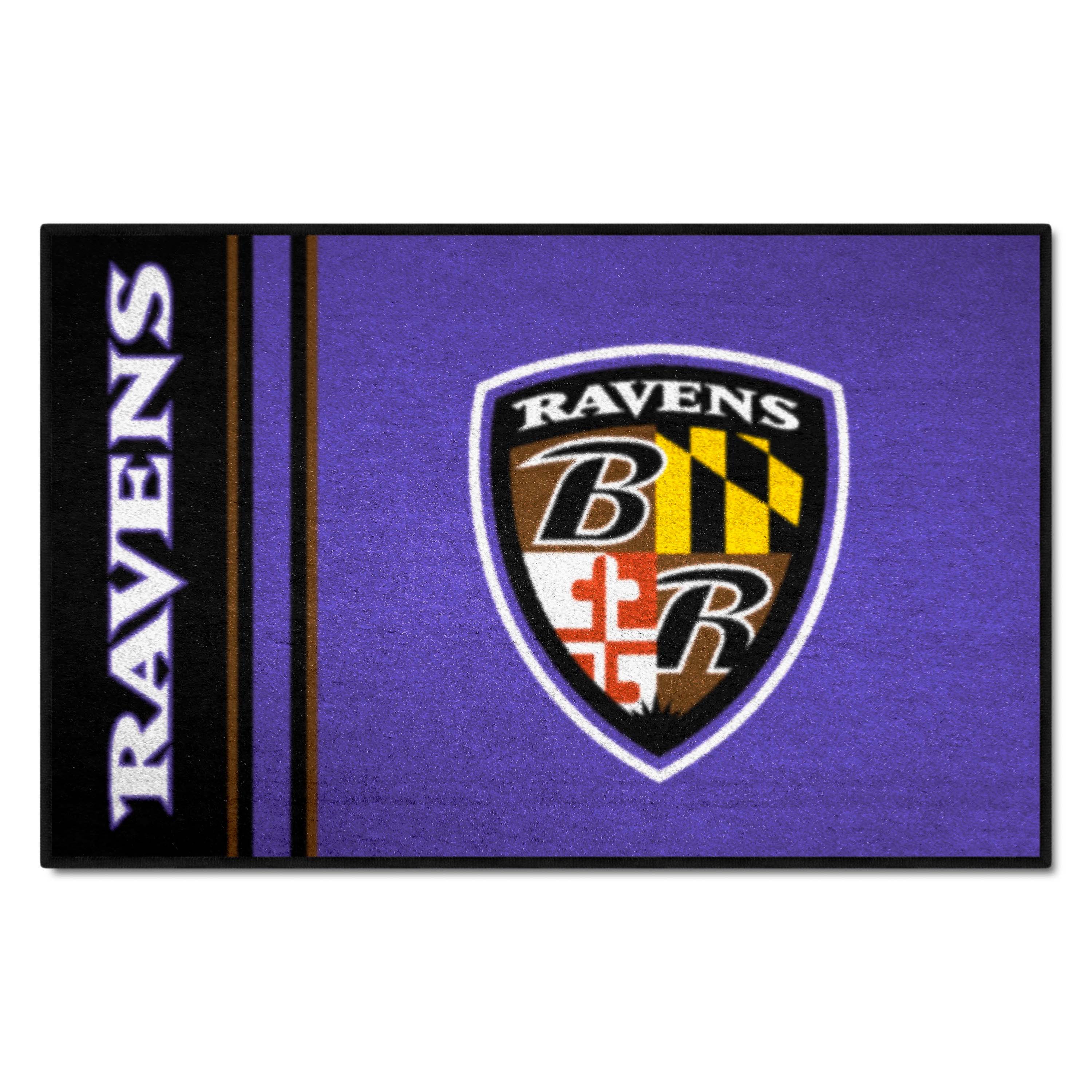 Baltimore Ravens Starter Mat Accent Rug Uniform Style - 19in. x 30in. - Baltimore Ravens