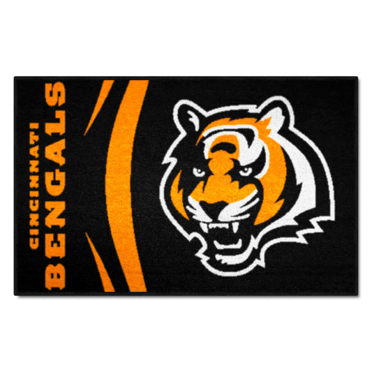 Cincinnati Bengals Starter Mat Accent Rug Uniform Style - 19in. x 30in.