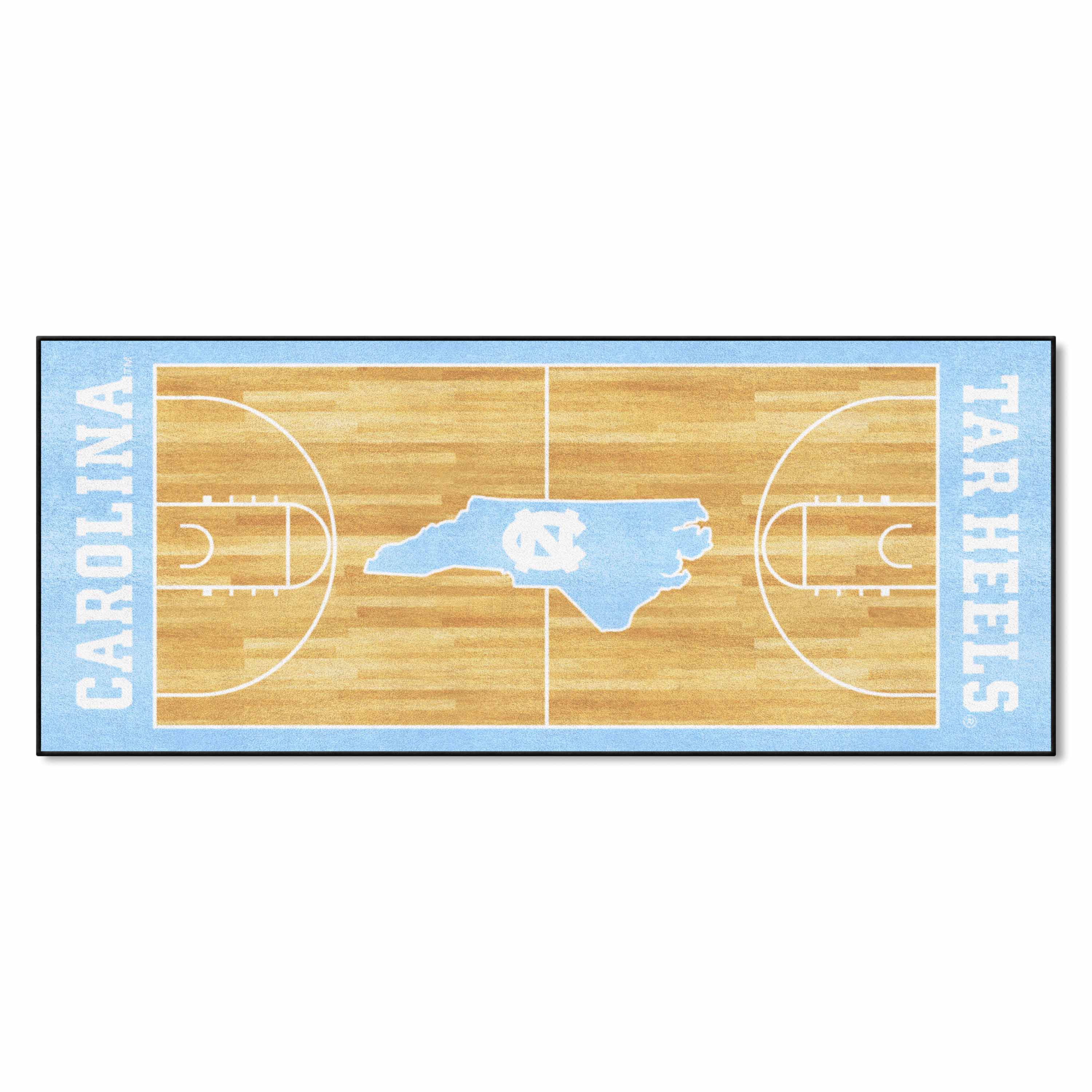 North Carolina Tar Heels Court Runner Rug - 30in. x 72in.