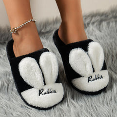 Rabbit Ears Round Toe Slippers