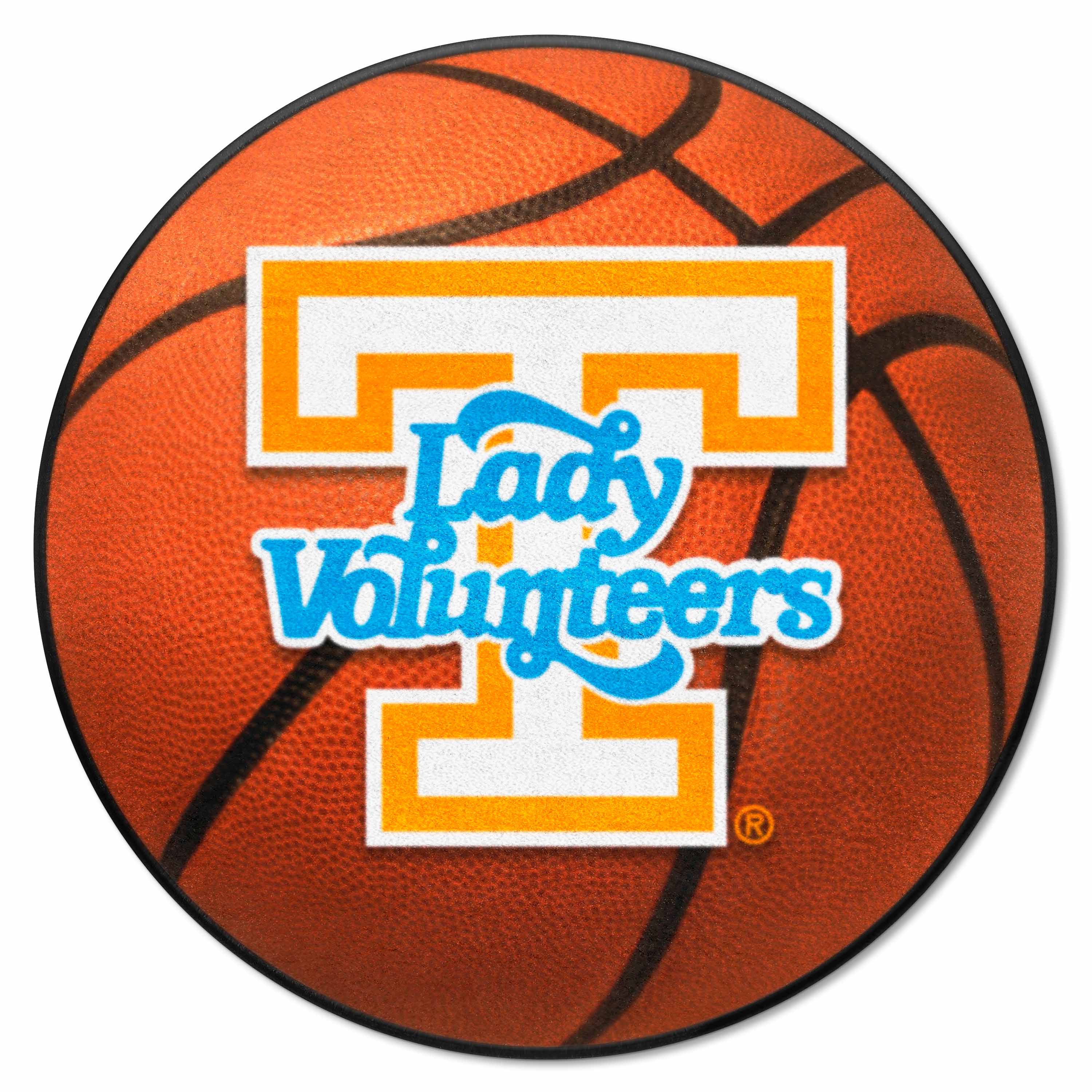 Tennessee Volunteers Basketball Rug - 27in. Diameter, Lady Volunteers