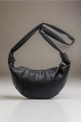 Zenana Vegan Leather Croissant Crossbody Bag
