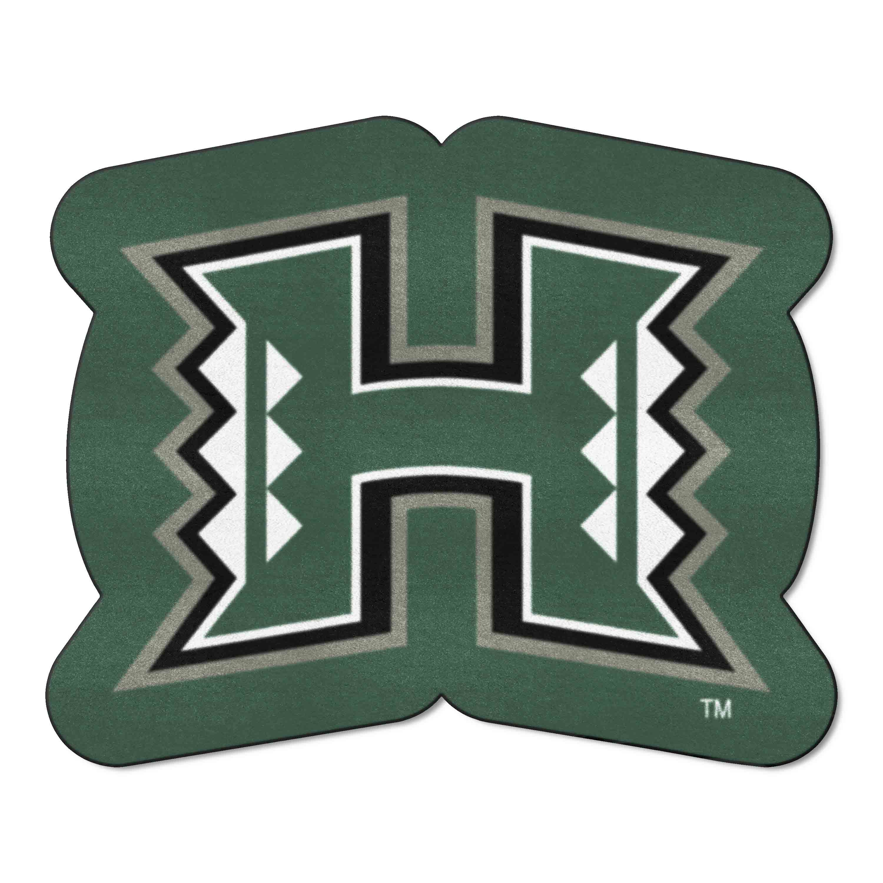 Hawaii Rainbows Mascot Rug