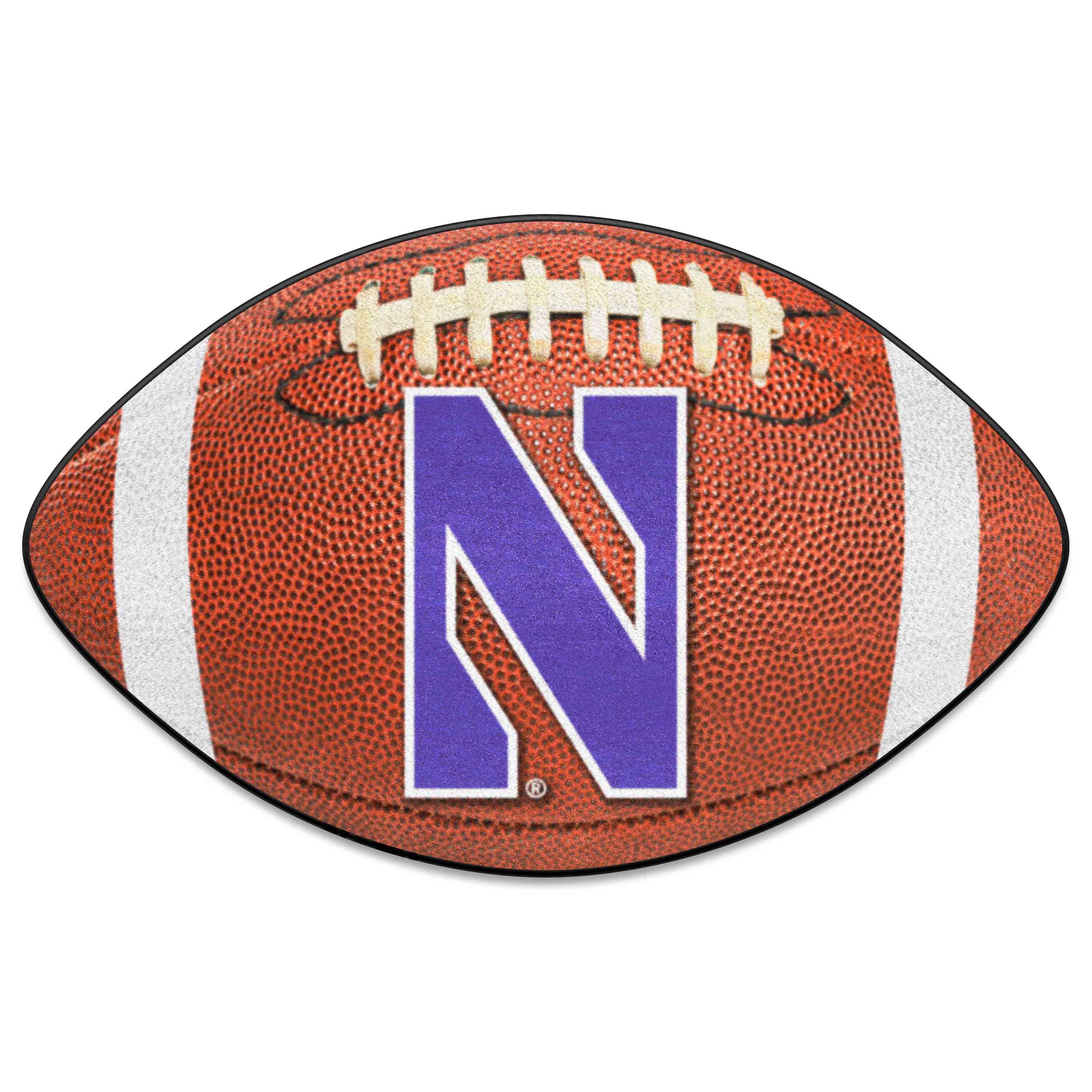 Northwestern Wildcats Football Rug - 20.5in. x 32.5in.