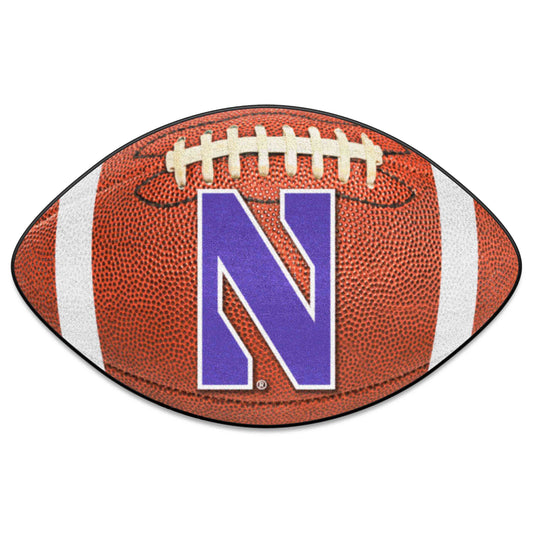 Northwestern Wildcats Football Rug - 20.5in. x 32.5in.