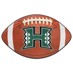 Hawaii Rainbows Football Rug - 20.5in. x 32.5in.