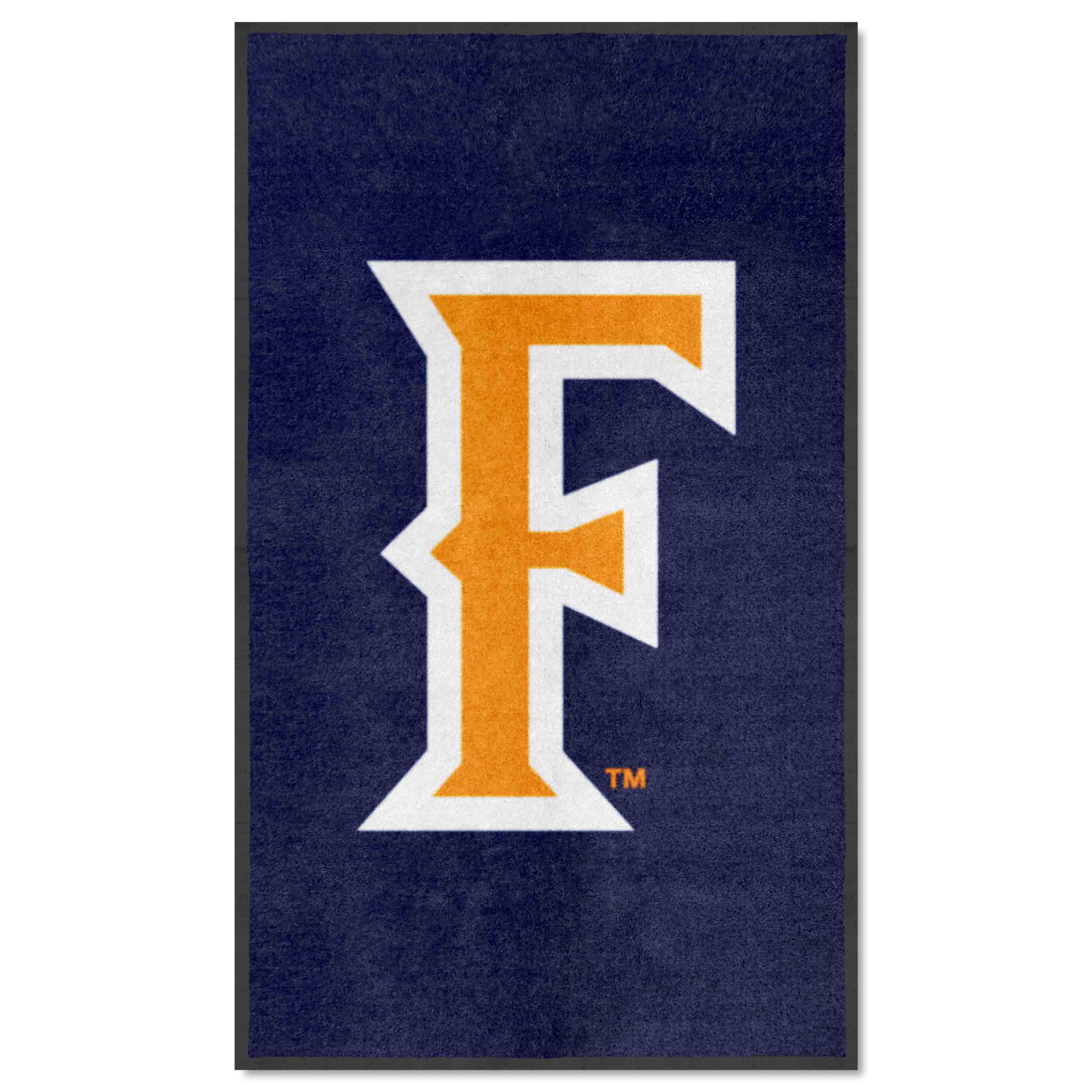 Cal State - Fullerton 3X5 High-Traffic Mat with Durable Rubber Backing - Portrait Orientation - Cal State - Fullerton