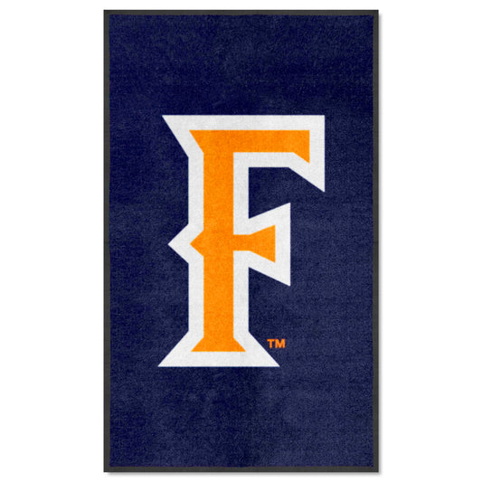 Cal State - Fullerton 3X5 High-Traffic Mat with Durable Rubber Backing - Portrait Orientation