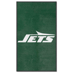 New York Jets 3X5 High-Traffic Mat with Durable Rubber Backing - Portrait Orientation