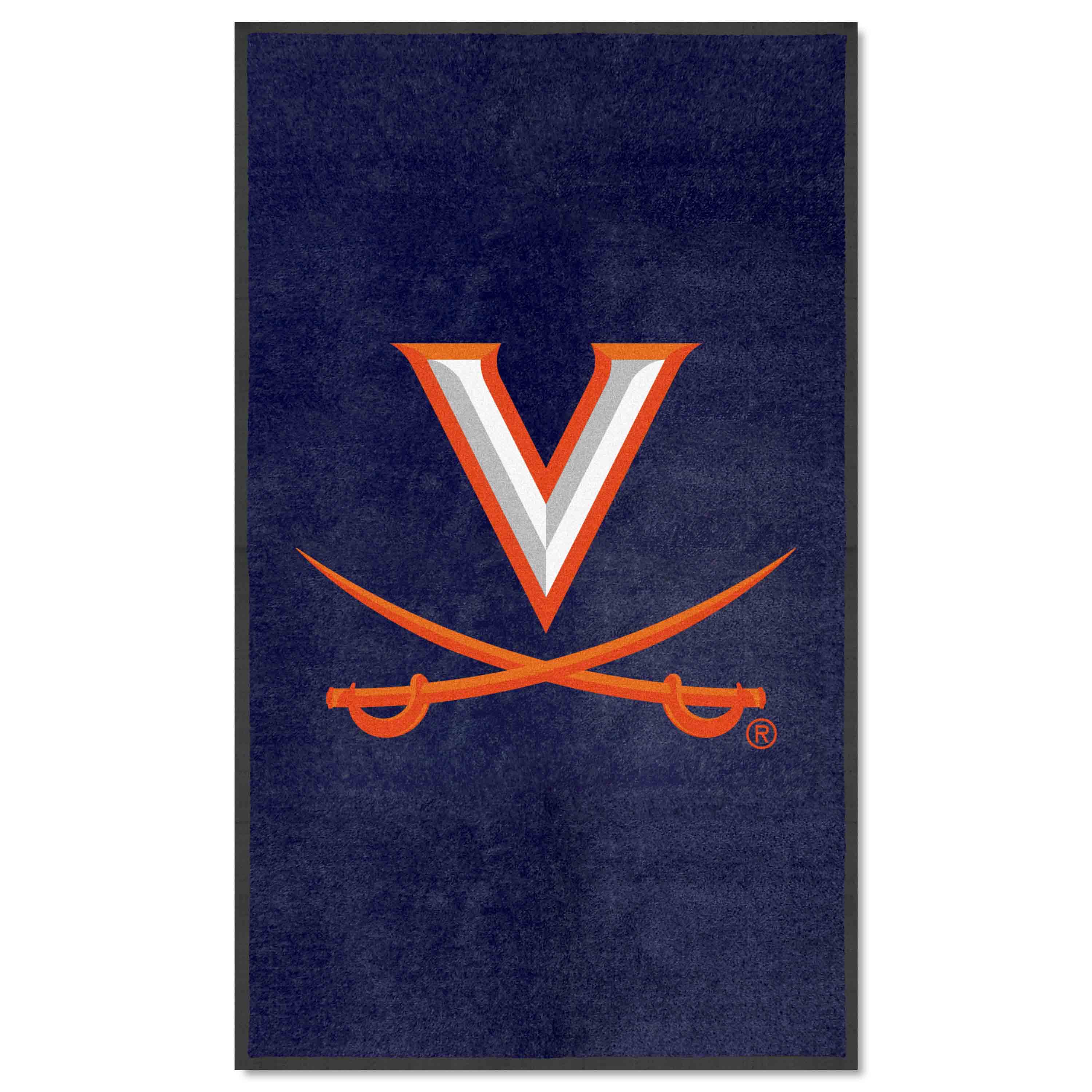 Virginia 3X5 High-Traffic Mat with Durable Rubber Backing - Portrait Orientation