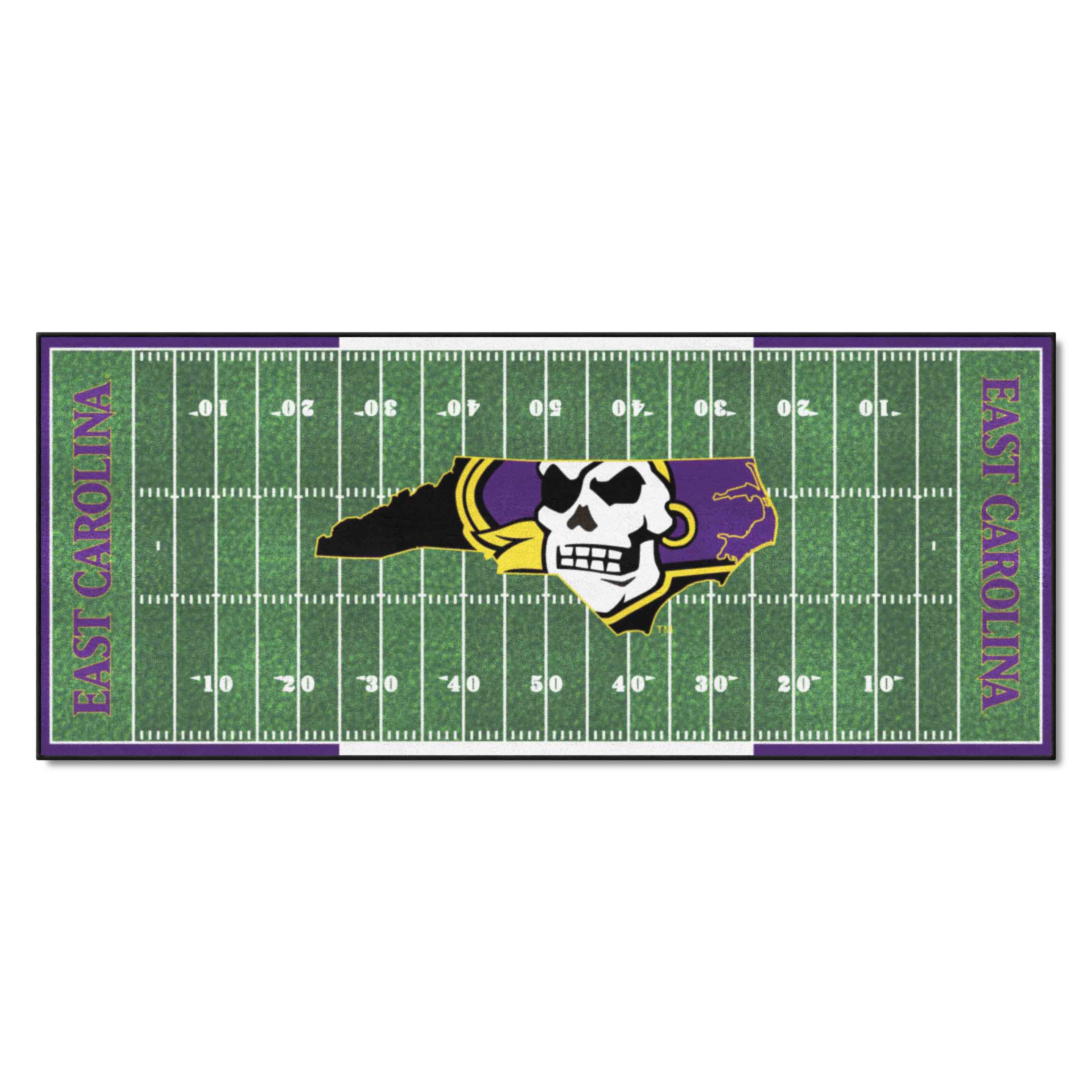 East Carolina Pirates Field Runner Mat - 30in. x 72in.