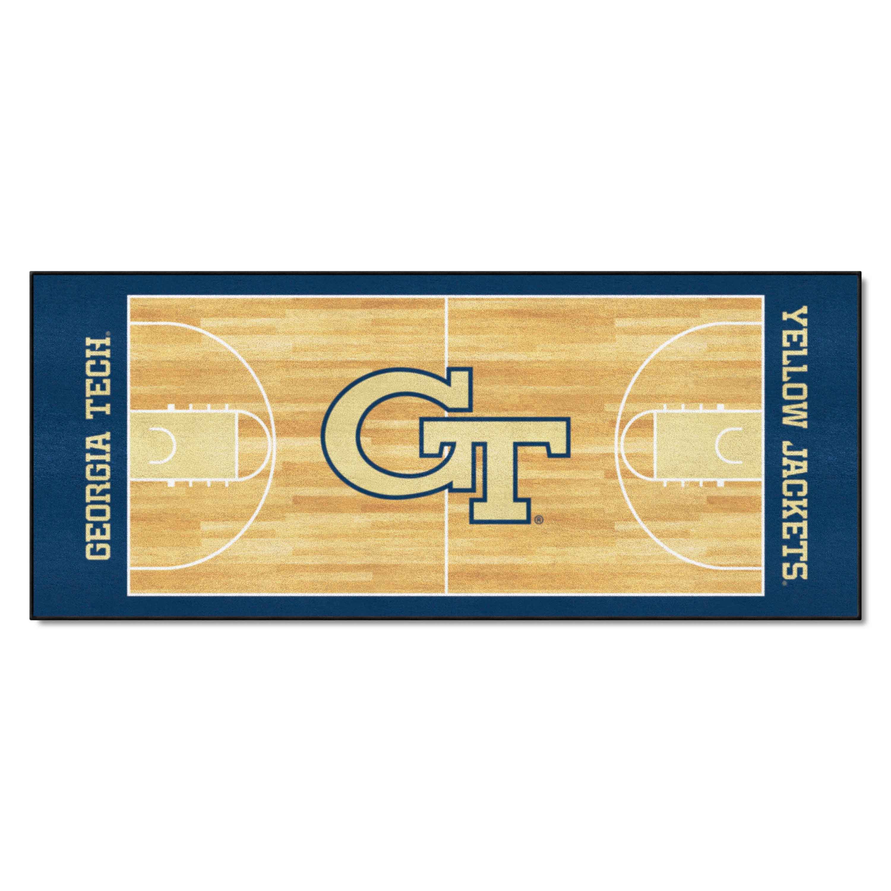 Georgia Tech Yellow Jackets Court Runner Rug - 30in. x 72in.