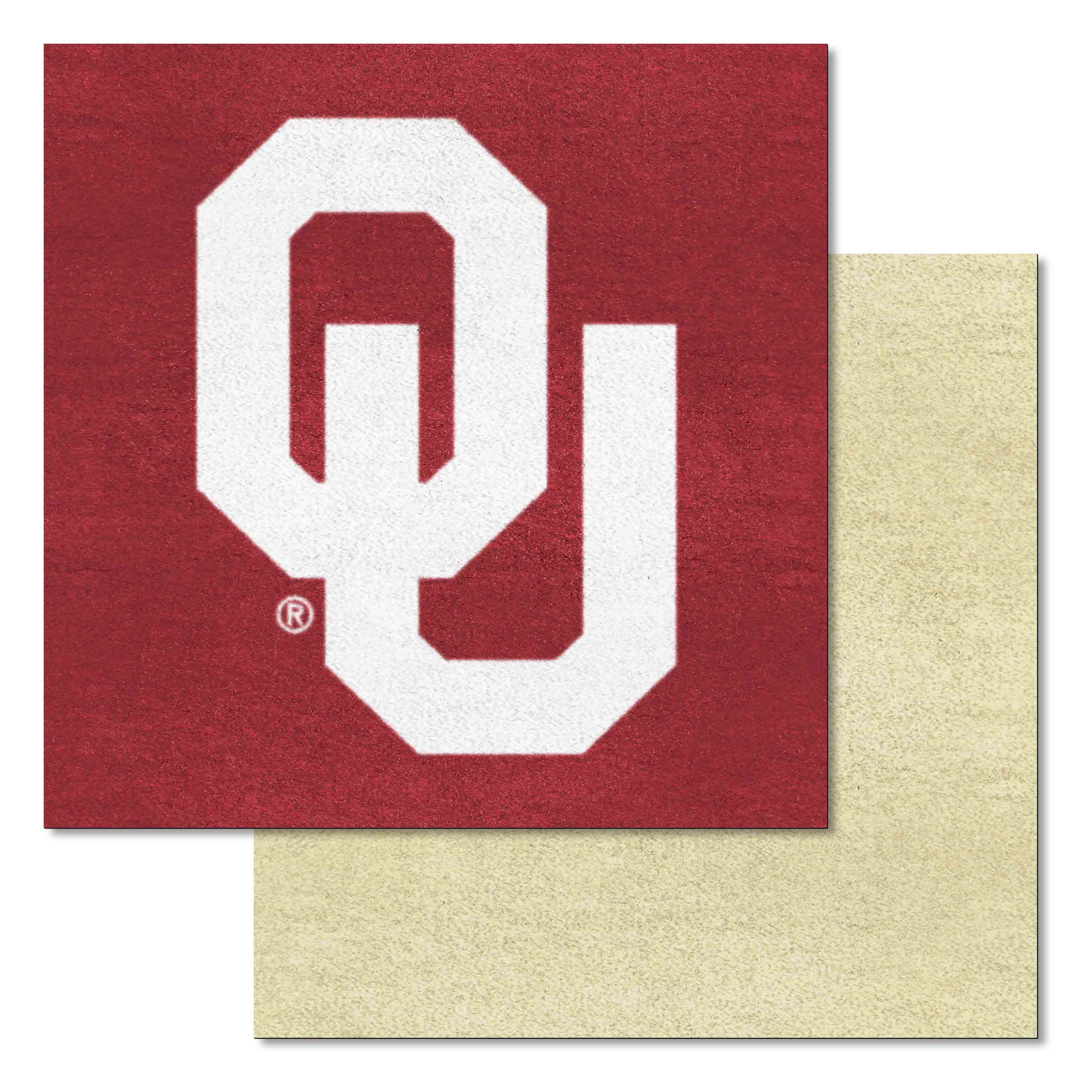 Oklahoma Sooners Team Carpet Tiles - 45 Sq Ft.