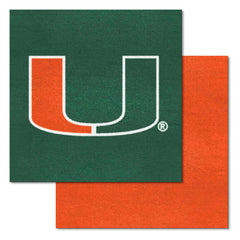 Miami Hurricanes Team Carpet Tiles - 45 Sq Ft.