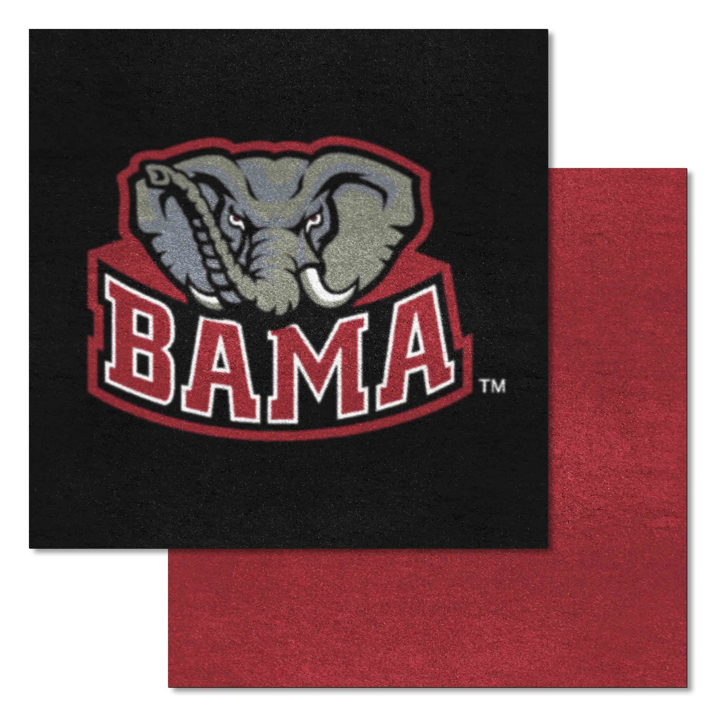 Alabama Crimson Tide Team Carpet Tiles - 45 Sq Ft.