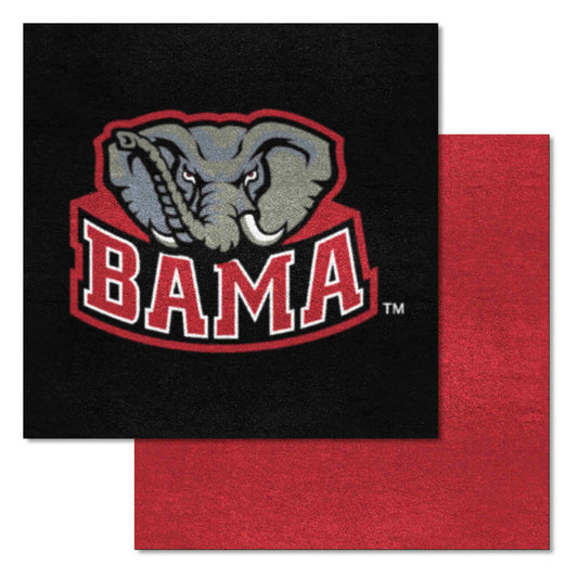 Alabama Crimson Tide Team Carpet Tiles - 45 Sq Ft.