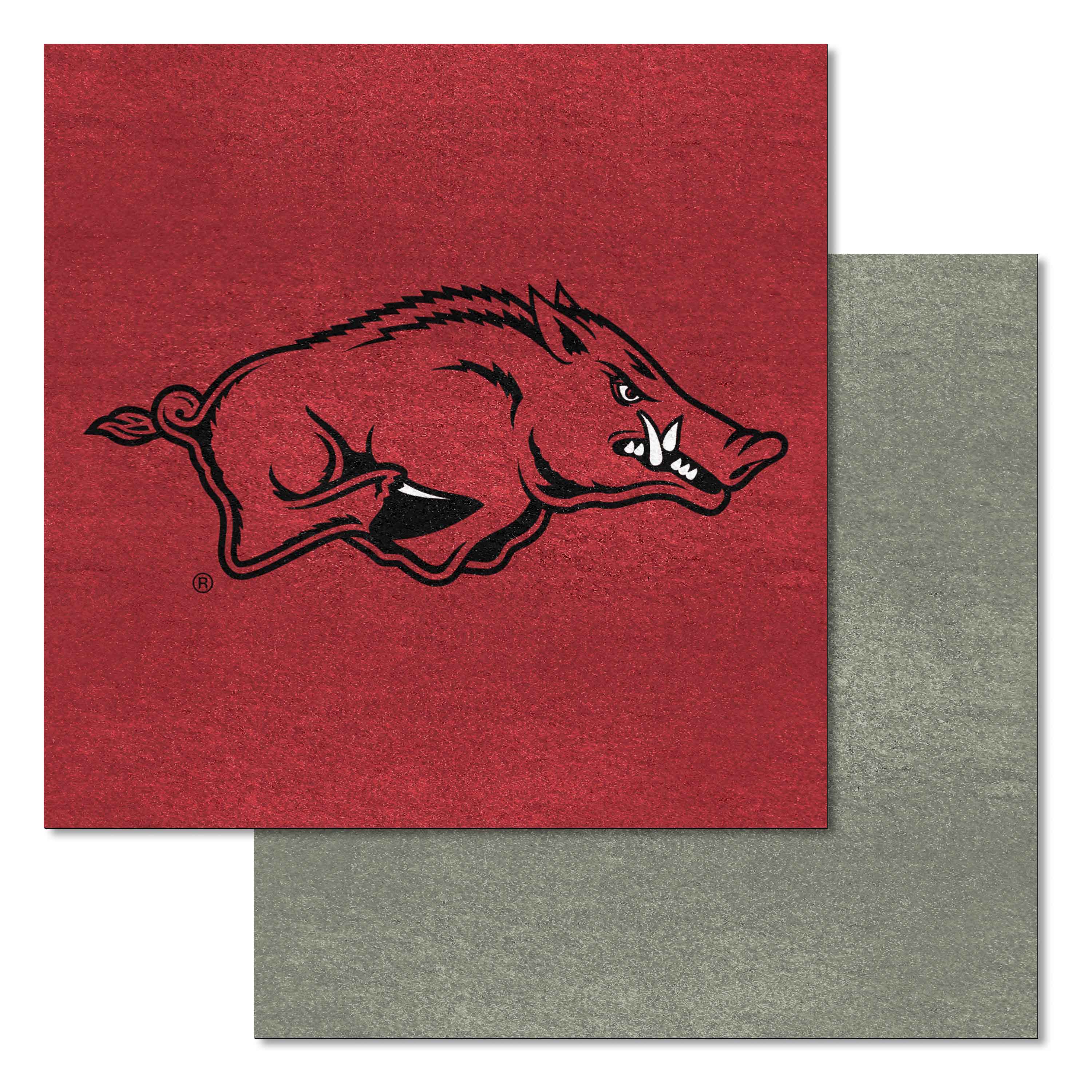 Arkansas Razorbacks Team Carpet Tiles - 45 Sq Ft.