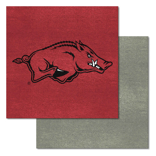 Arkansas Razorbacks Team Carpet Tiles - 45 Sq Ft.