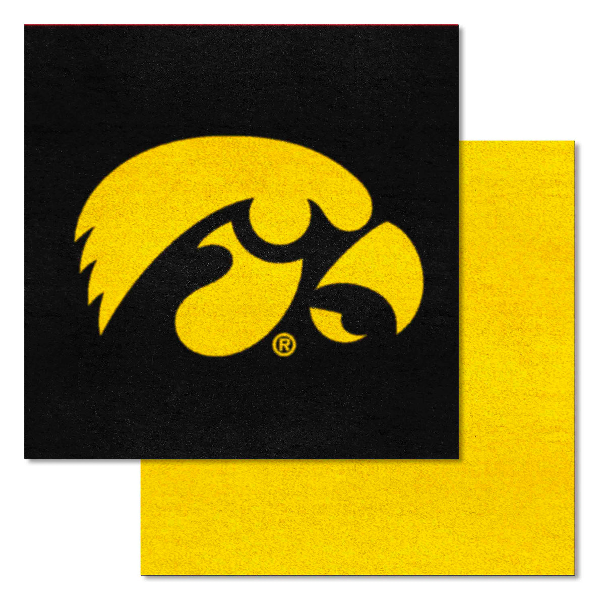 Iowa Hawkeyes Team Carpet Tiles - 45 Sq Ft.