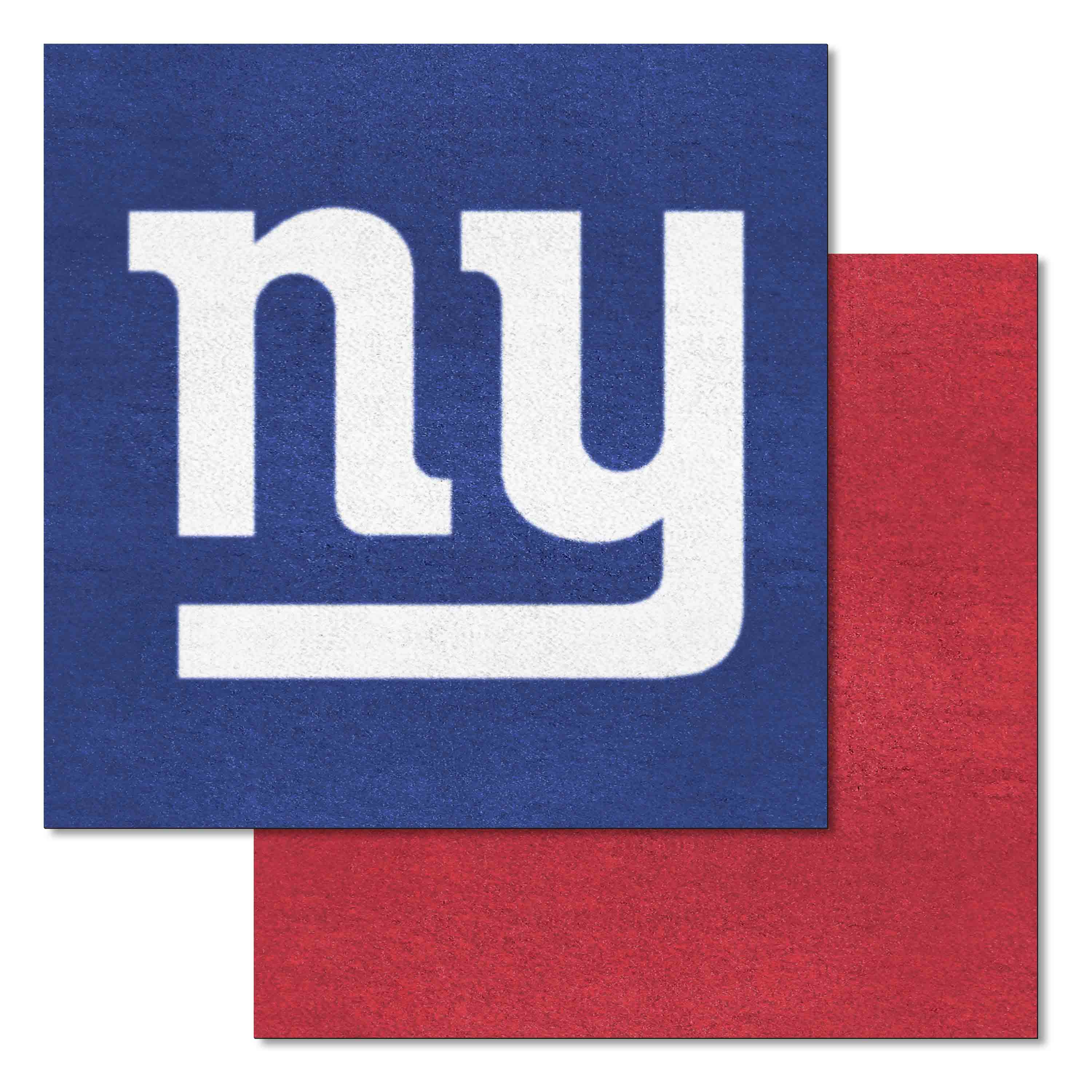 New York Giants Team Carpet Tiles - 45 Sq Ft.