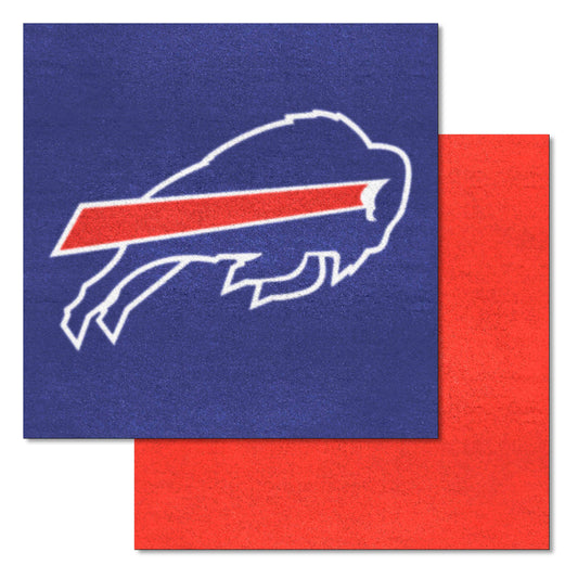 Buffalo Bills Team Carpet Tiles - 45 Sq Ft.