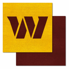 Washington Commanders Team Carpet Tiles - 45 Sq Ft.