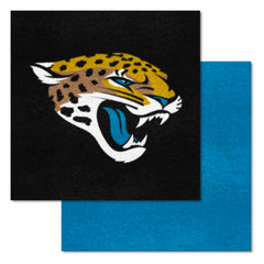 Jacksonville Jaguars Team Carpet Tiles - 45 Sq Ft. - Jacksonville Jaguars