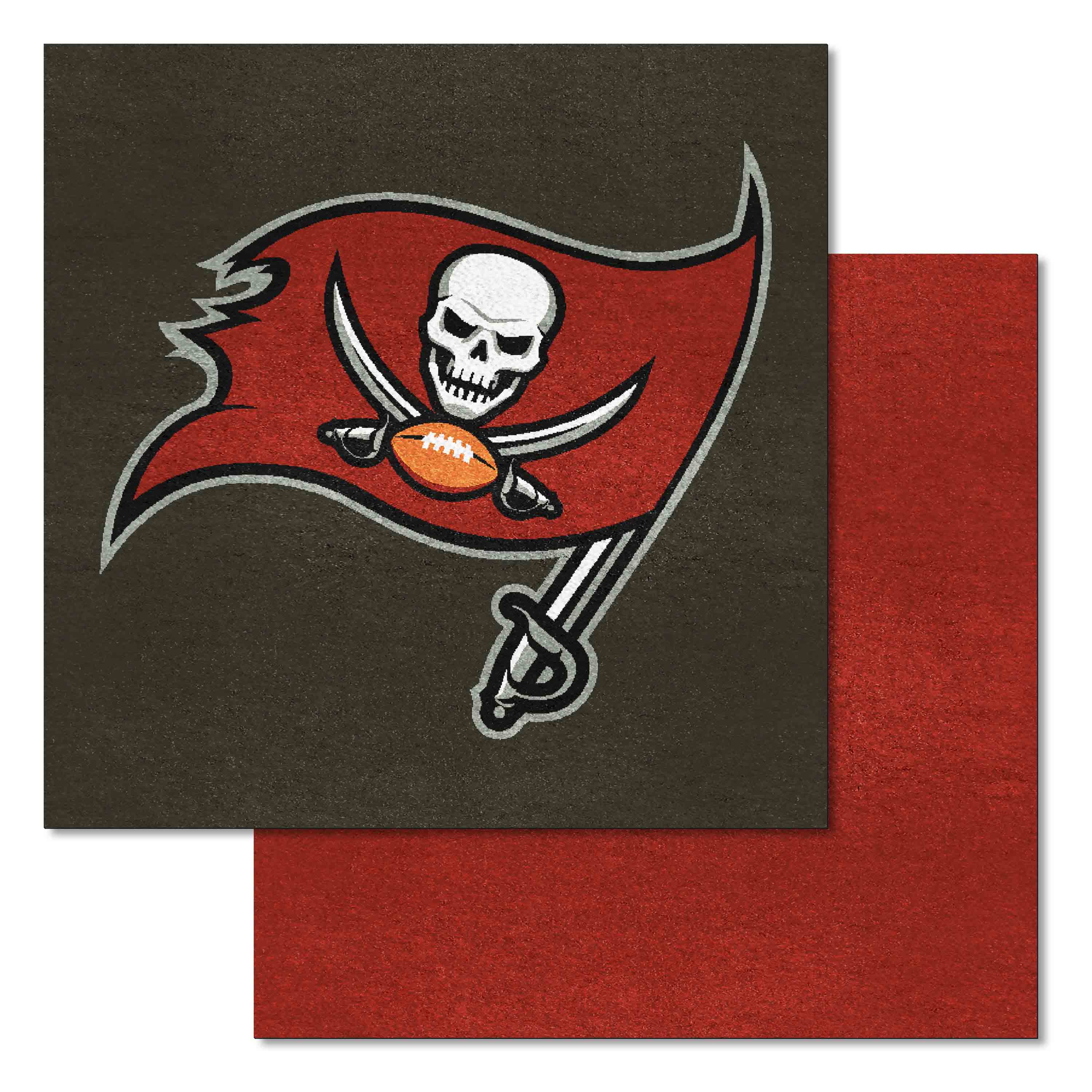 Tampa Bay Buccaneers Team Carpet Tiles - 45 Sq Ft.