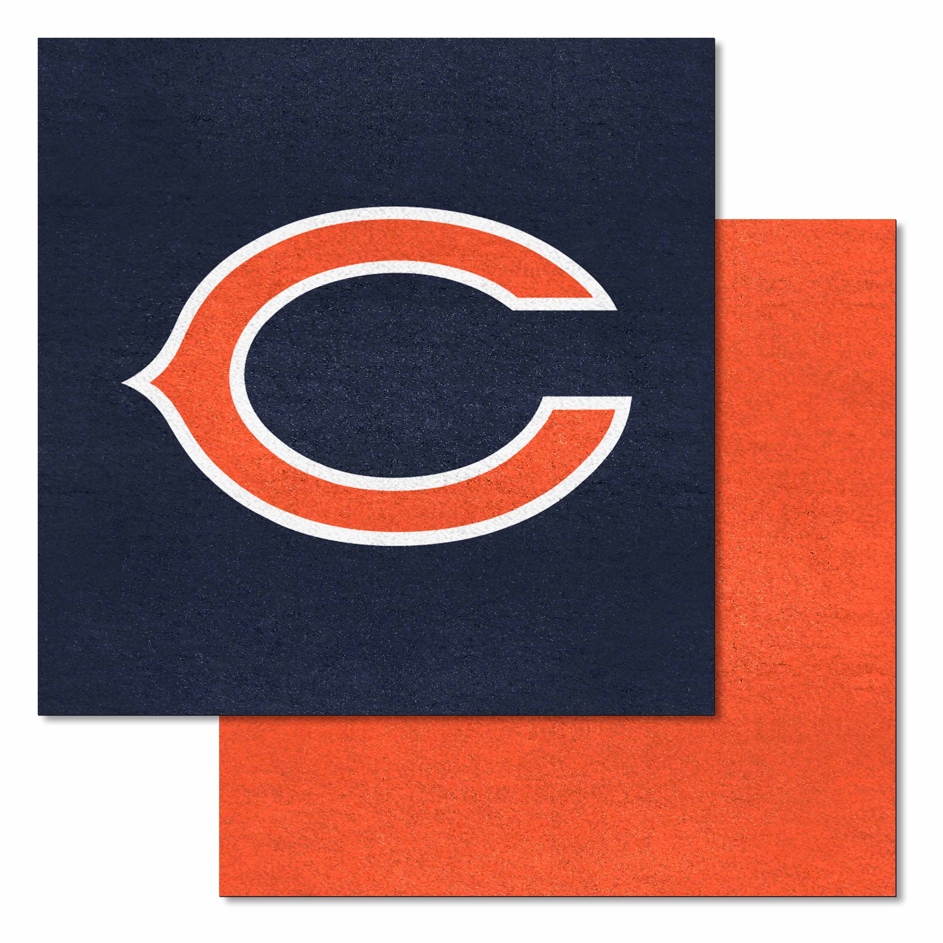 Chicago Bears Team Carpet Tiles - 45 Sq Ft. - Chicago Bears