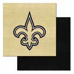 New Orleans Saints Team Carpet Tiles - 45 Sq Ft.