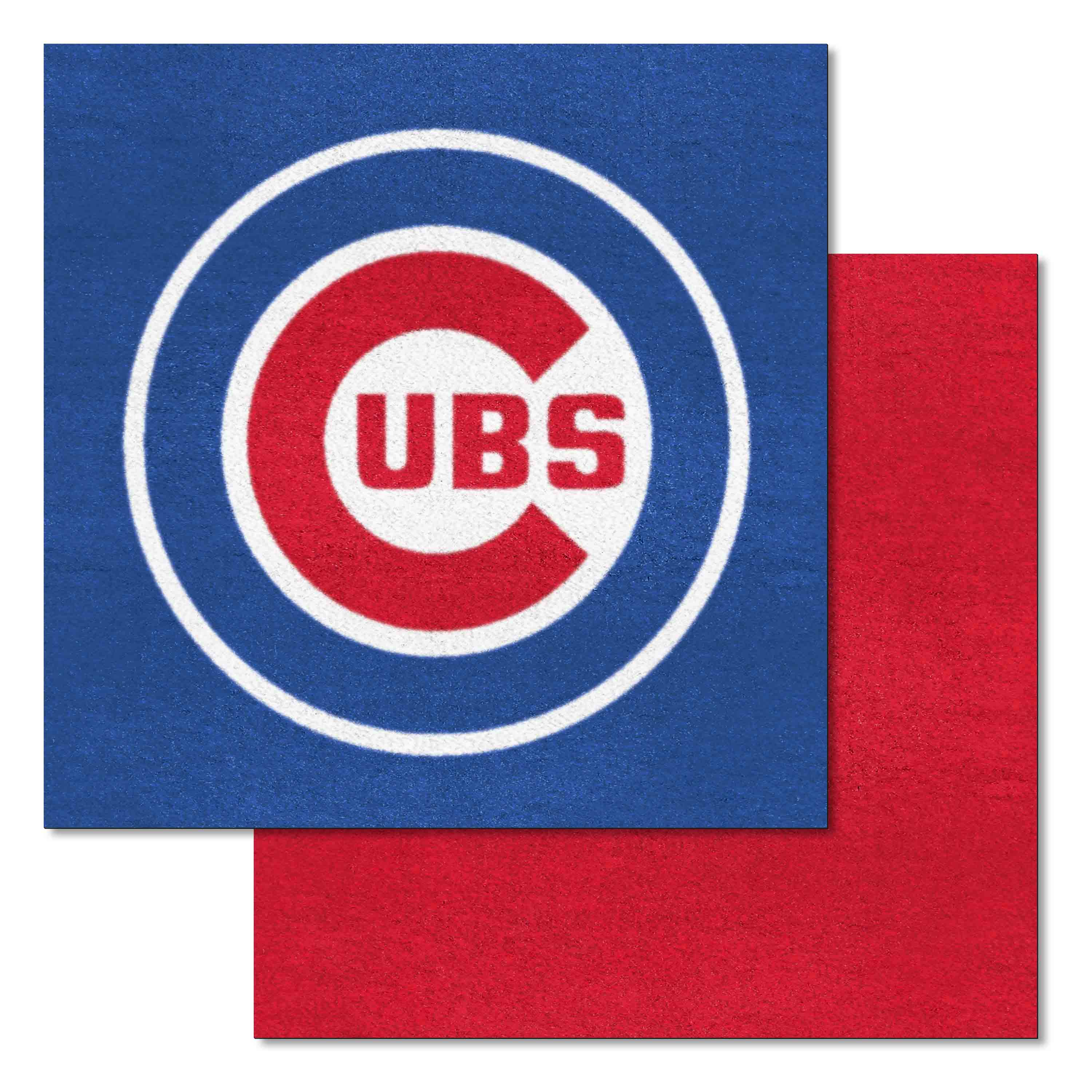 Chicago Cubs Team Carpet Tiles - 45 Sq Ft.