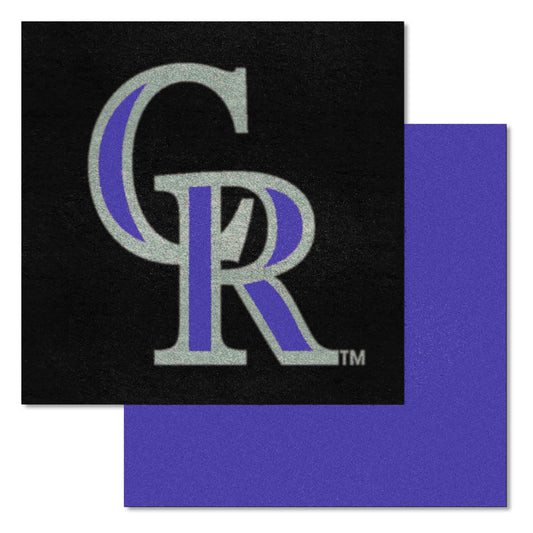 Colorado Rockies Team Carpet Tiles - 45 Sq Ft. - Colorado Rockies