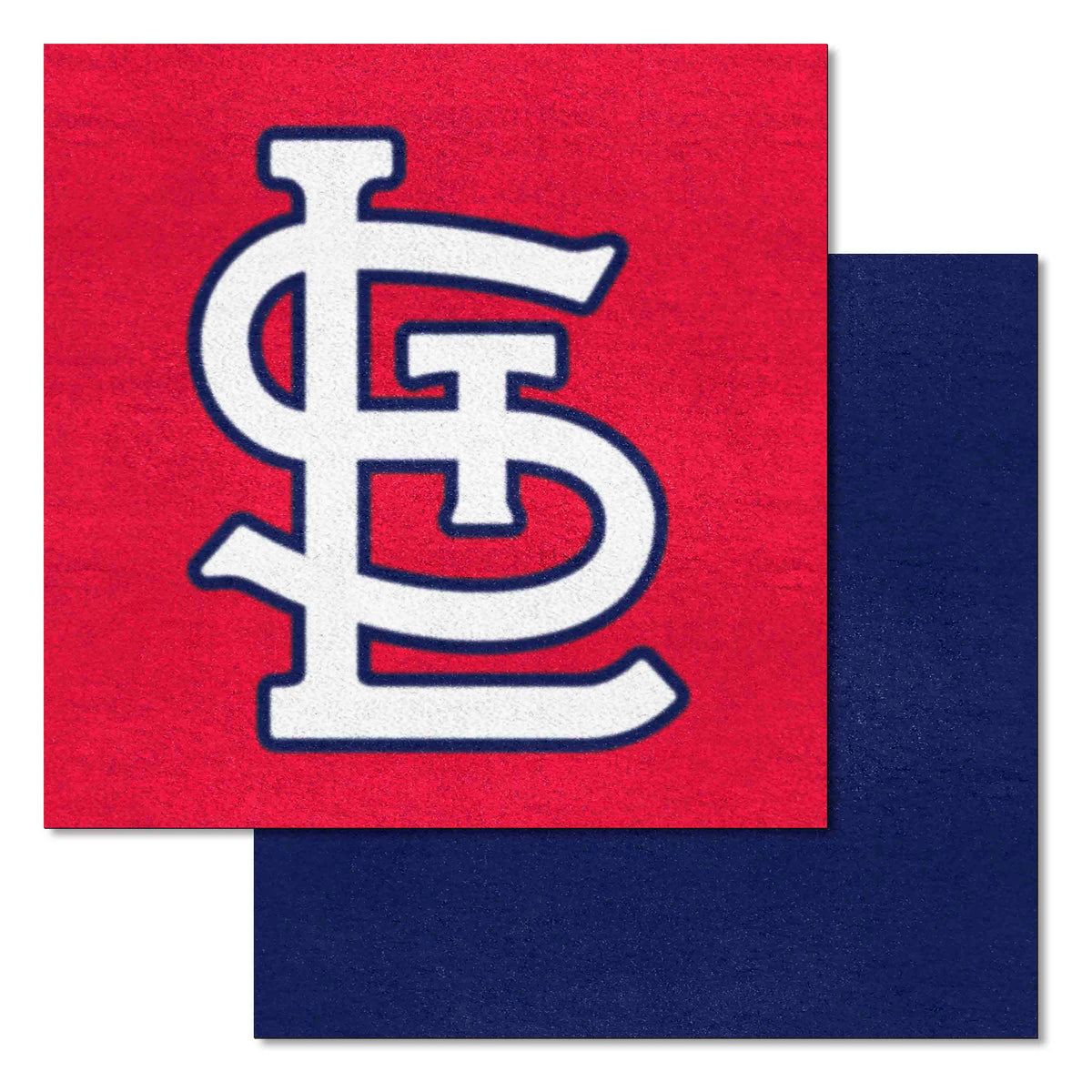 St. Louis Cardinals "LST" Logo Team Carpet Tiles - 45 Sq Ft.