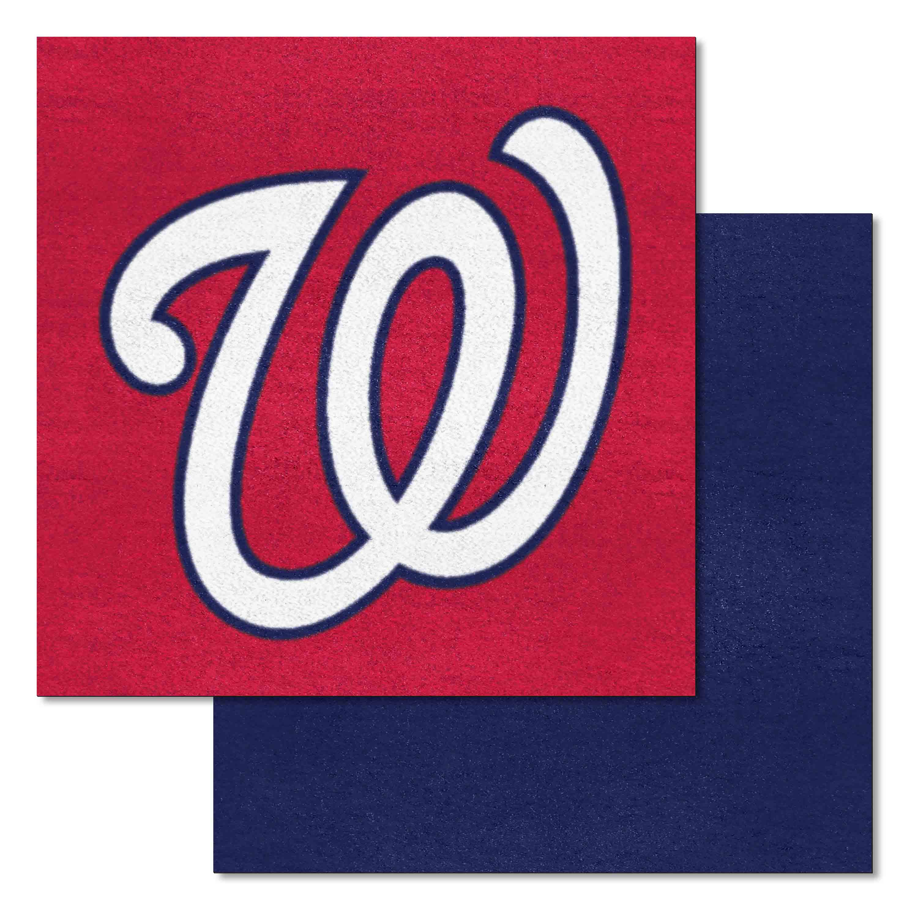 Washington Nationals Team Carpet Tiles - 45 Sq Ft.