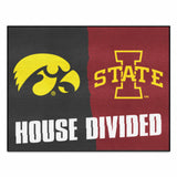 House Divided - Iowa / Iowa State House Divided House Divided Rug - 34 in. x 42.5 in. - House Divided - Iowa / Iowa State