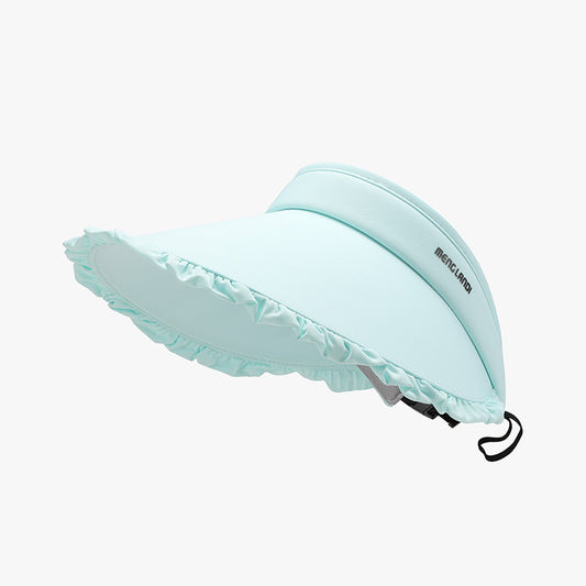 Frill Adjustable Ice Silk Sun Hat Trendsi