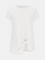 Full Size Round Neck Short Sleeve T-Shirt Trendsi