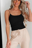 Ribbed Scoop Neck Cami