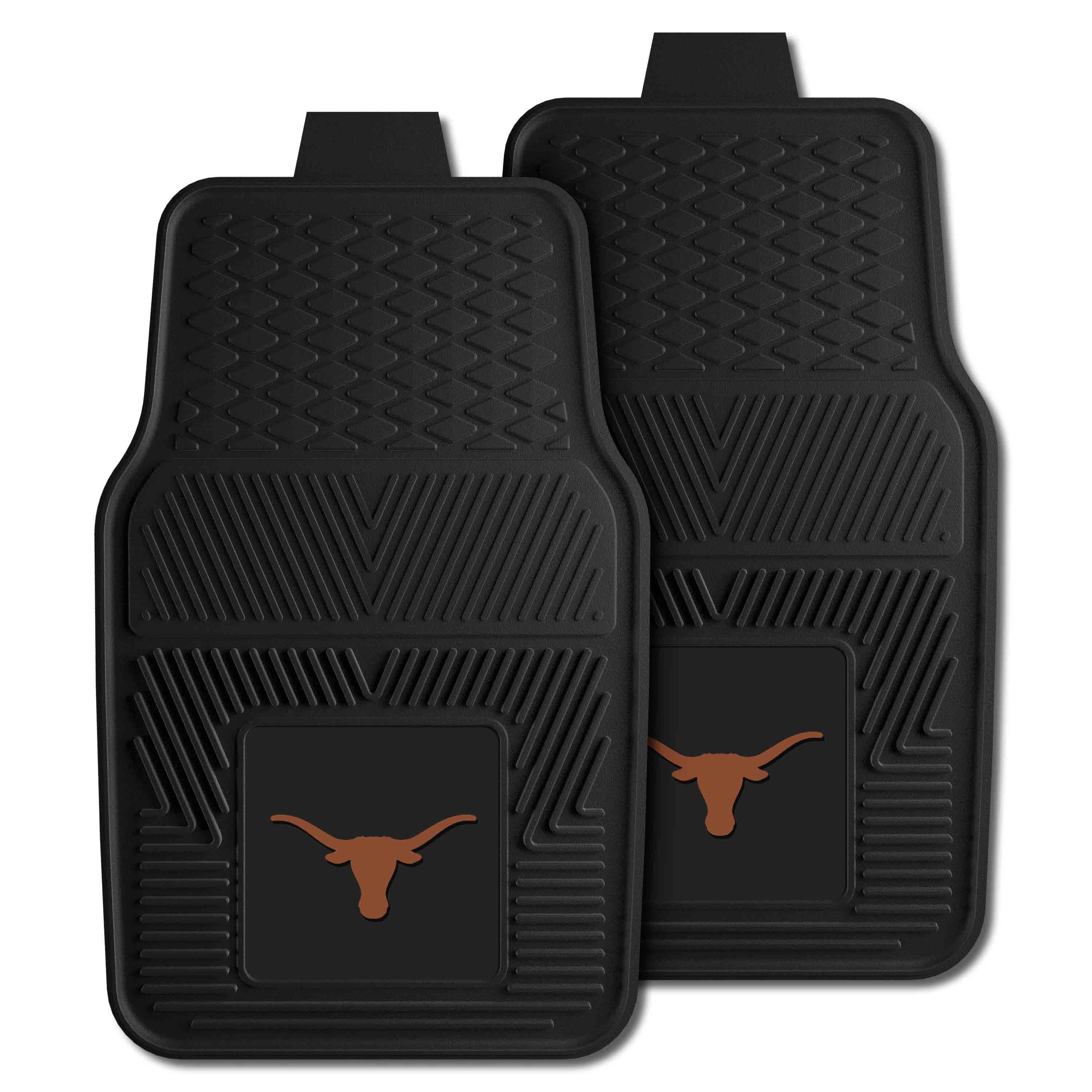 Texas Longhorns Heavy Duty Car Mat Set - 2 Pieces