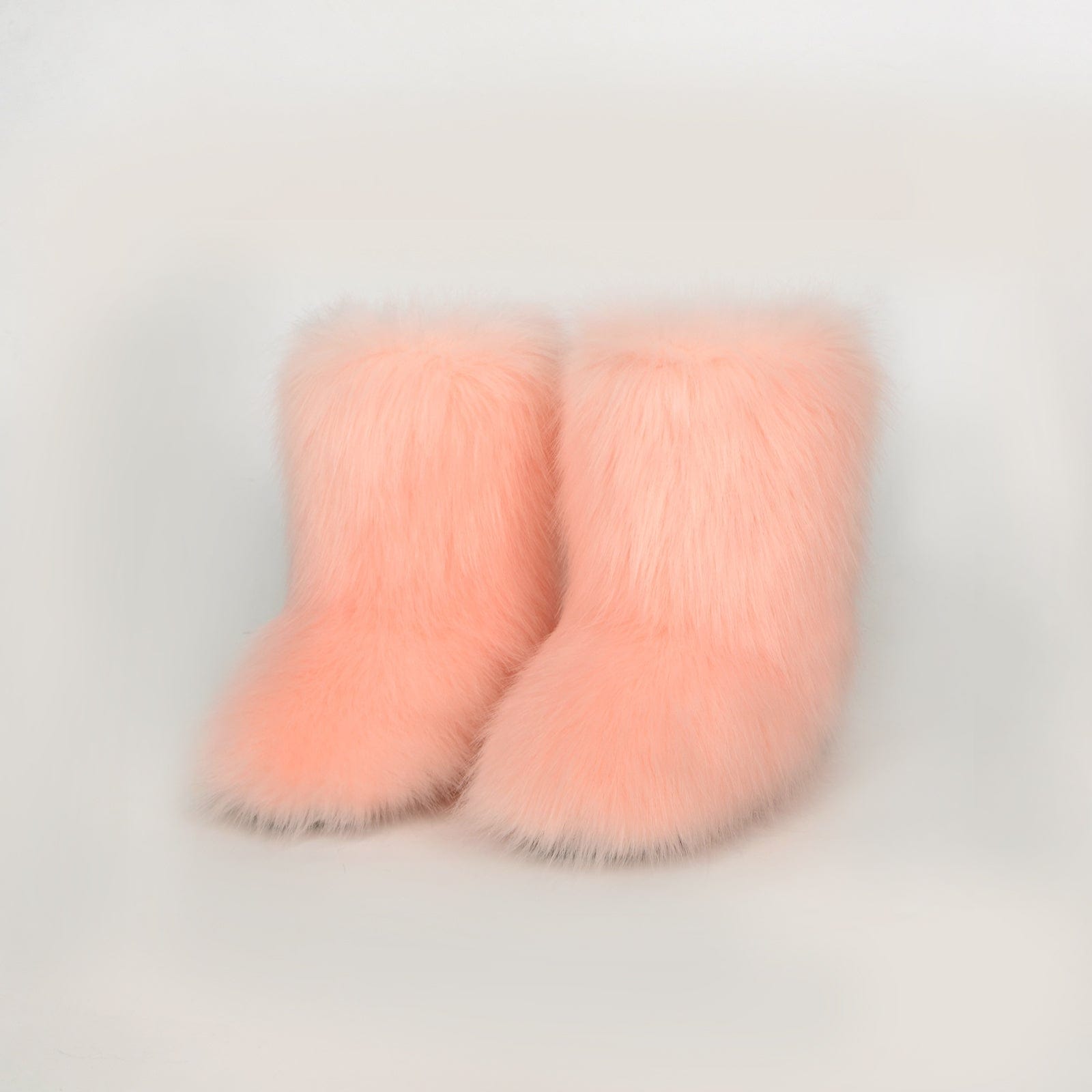 Thermal Fuzzy Platform Boots - Trendsi