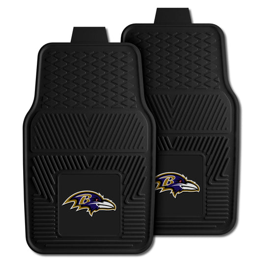 Baltimore Ravens Heavy Duty Car Mat Set - 2 Pieces - Baltimore Ravens