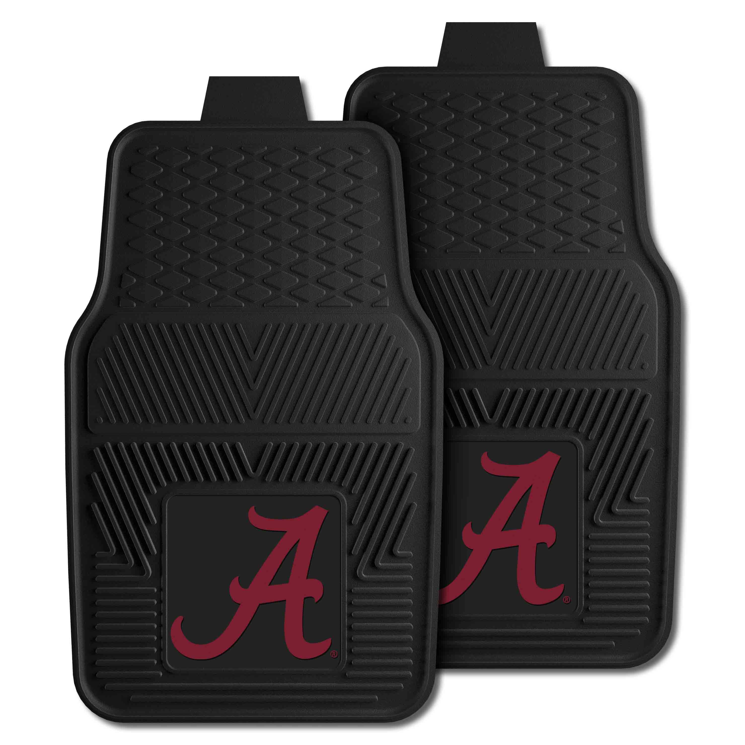 Alabama Crimson Tide Heavy Duty Car Mat Set - 2 Pieces