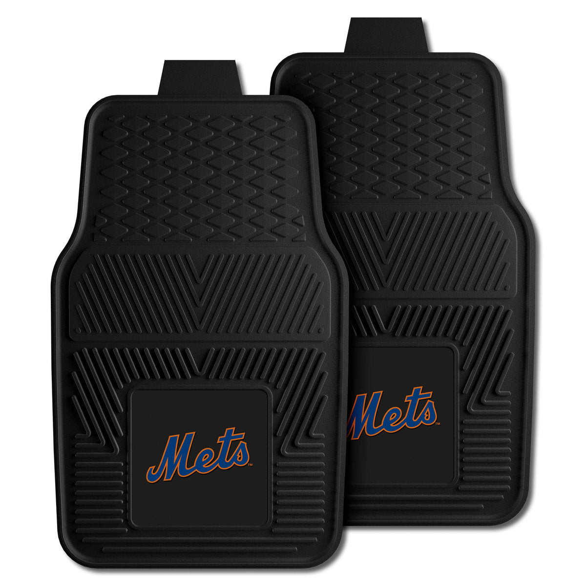 New York Mets Heavy Duty Car Mat Set - 2 Pieces