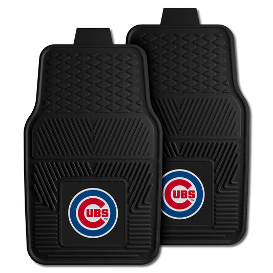 Chicago Cubs Heavy Duty Car Mat Set - 2 Pieces - Chicago Cubs