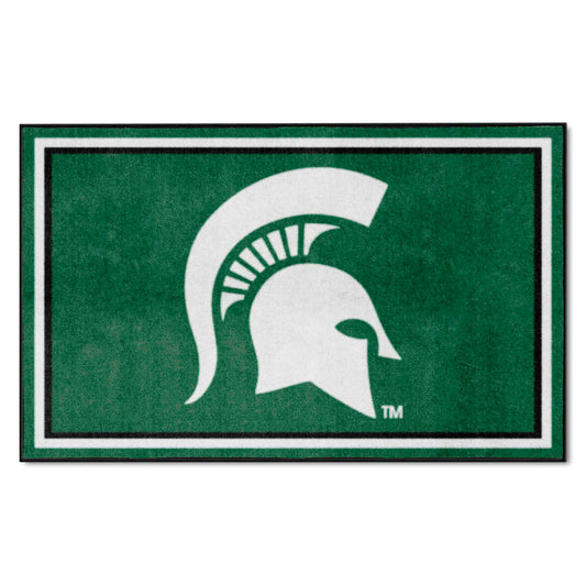 Michigan State Spartans 4ft. x 6ft. Plush Area Rug