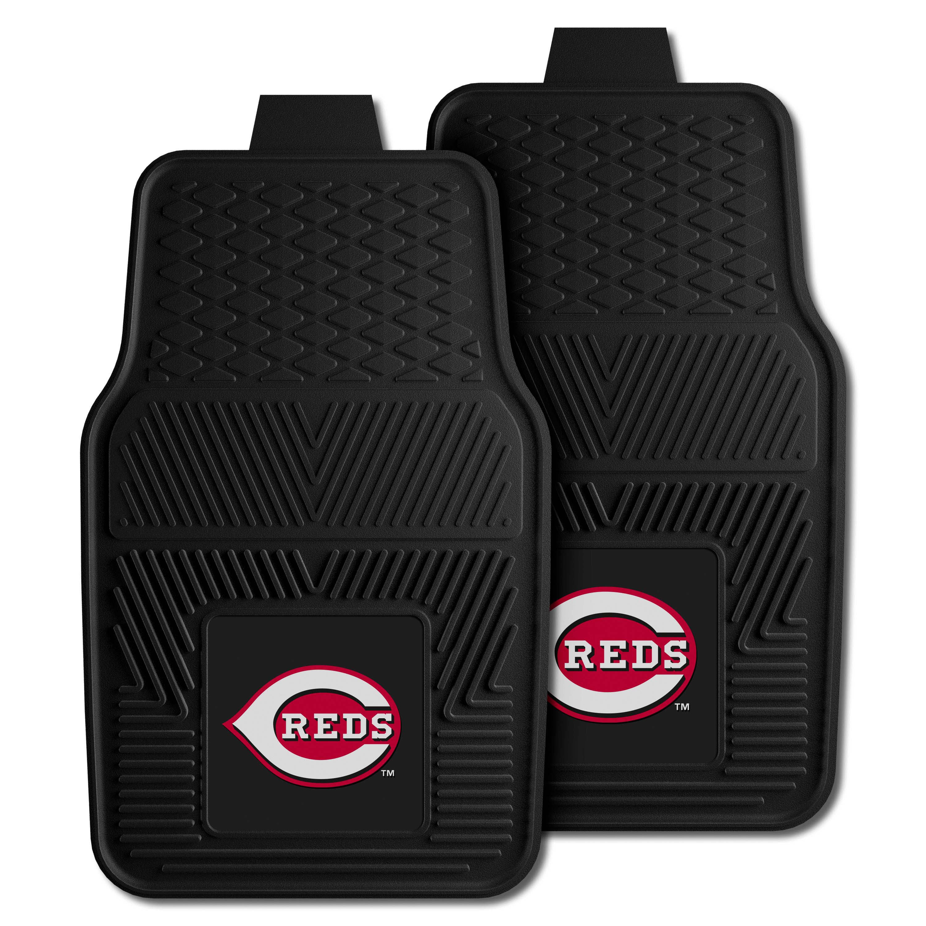 Cincinnati Reds Heavy Duty Car Mat Set - 2 Pieces