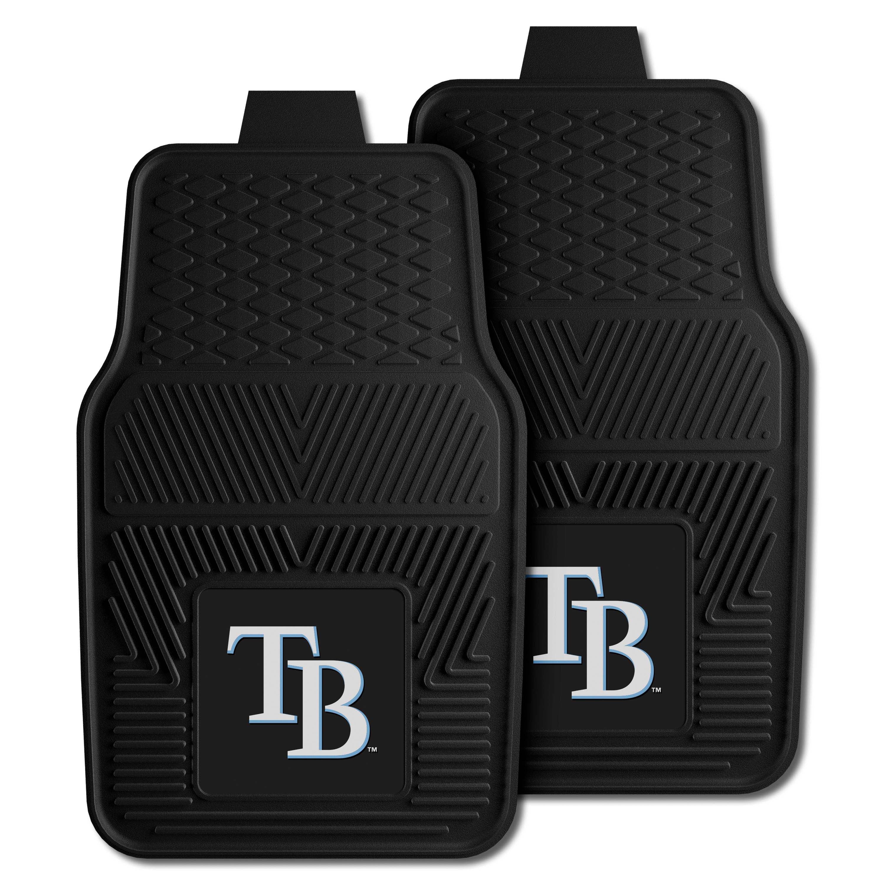 Tampa Bay Rays Heavy Duty Car Mat Set - 2 Pieces