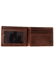 Kyle Leather Perforated Bifold Wallet - Flyclothing LLC